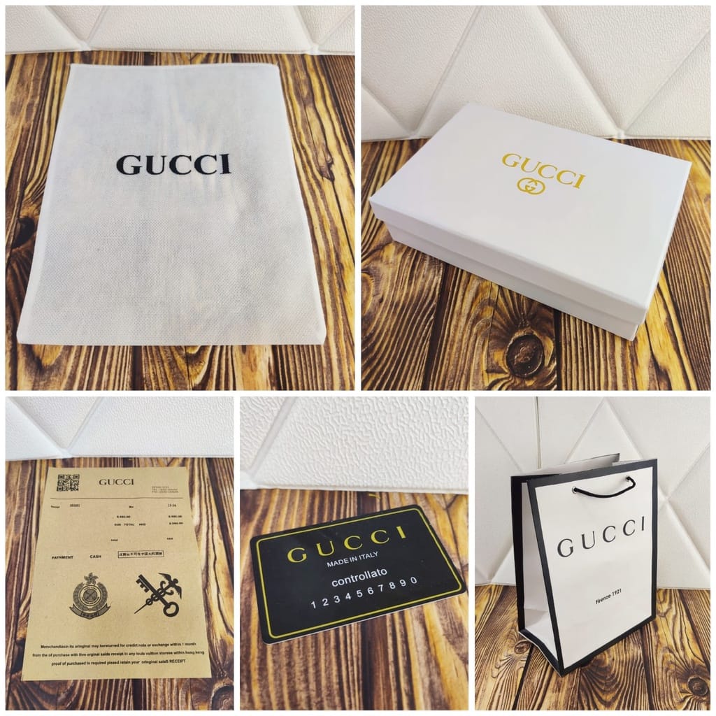 VIBELLESHOPBAGS / Dompet GC HP FULL EMBOOSED GG SUPER PREMIUM FREE BOX IMPORT BONUS PAPPERBAG ORIGINAL SUPER - Dompet Hp KODE 0577