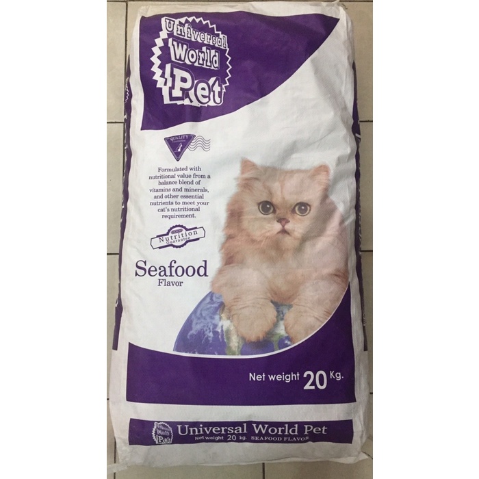GOSEND - Universal cat seafood 20kg - makanan kucing dewasa cat food