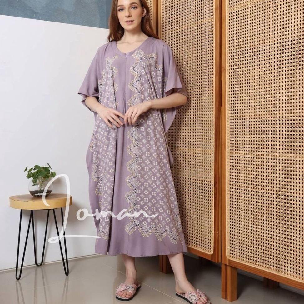 WOW BANGET V881 Daster kalong huza jumbo busui resleting depan lowo kelelawar  kekinian ❝❞