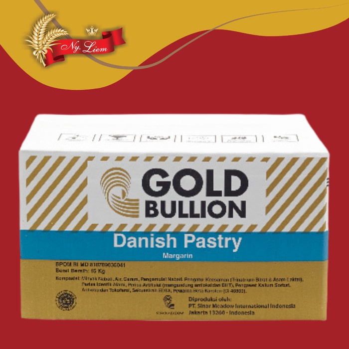 GOLD BULLION Danish Pastry / Margarine Pastry 1kg #R