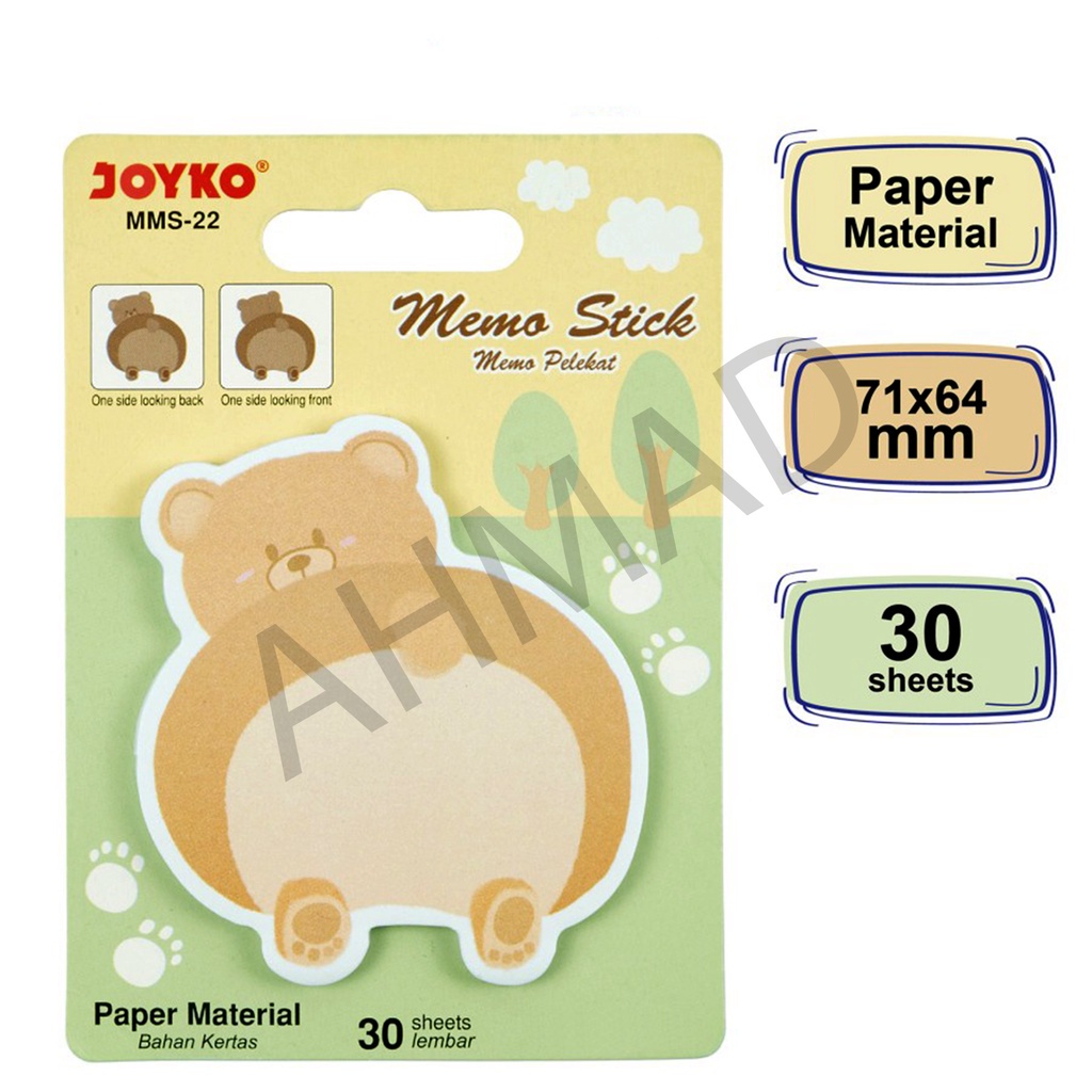 

JOYKO Memo Stick Animal Tempel - MMS-22 [ PADS ]
