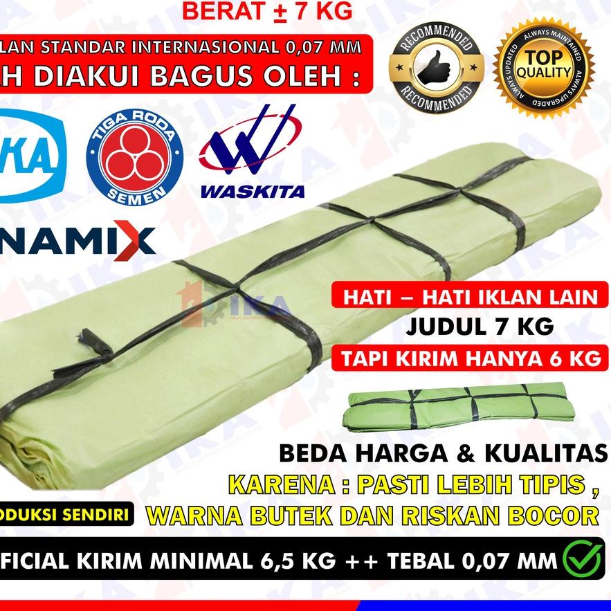 ✽ PLASTIK COR HIJAU BUTEK - + 7 KILOGRAM TERMURAH TEBAL / SARUNG PENUTUP / TEBAL 2 LAPIS COVER SHEET