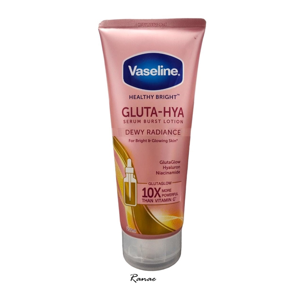 GLUTA-HYA SERUM BRUST UV LOTION - Vaseline Healthy Bright 200ml