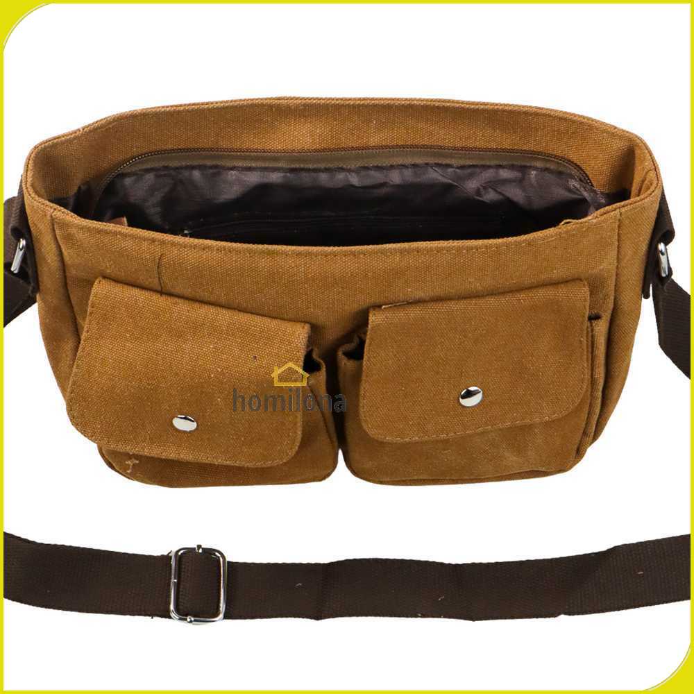 Rhodey Tas Selempang Messenger Bag Bahan Kanvas - 1008