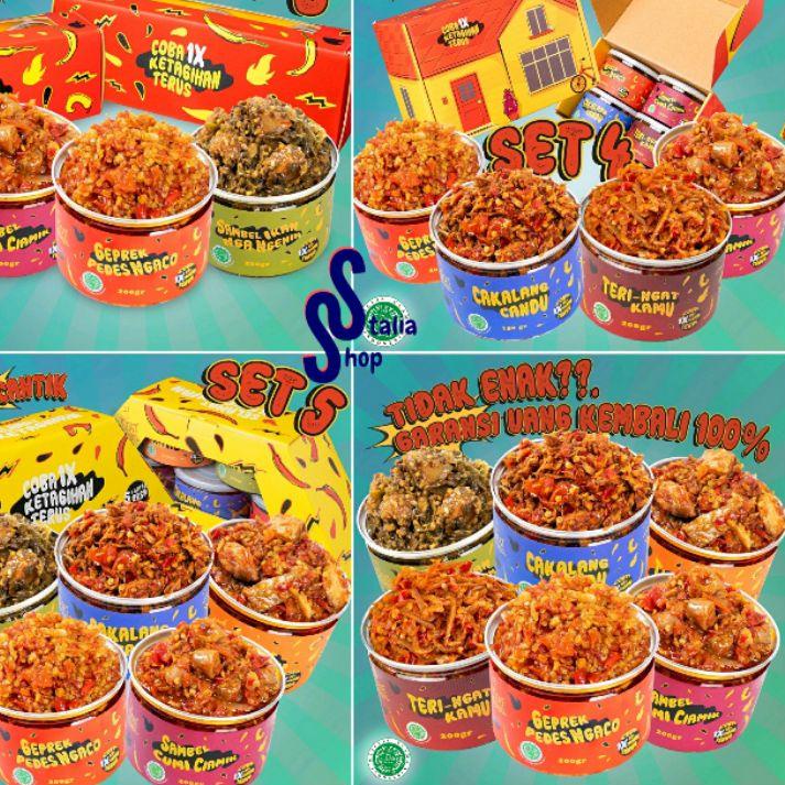 

➵ Eat Sambel Isi 3 Isi 4 Isi 5 Ready Stock Sambel Cumi Teri Cakalang Sambel Geprek Sambel Tuna ☈