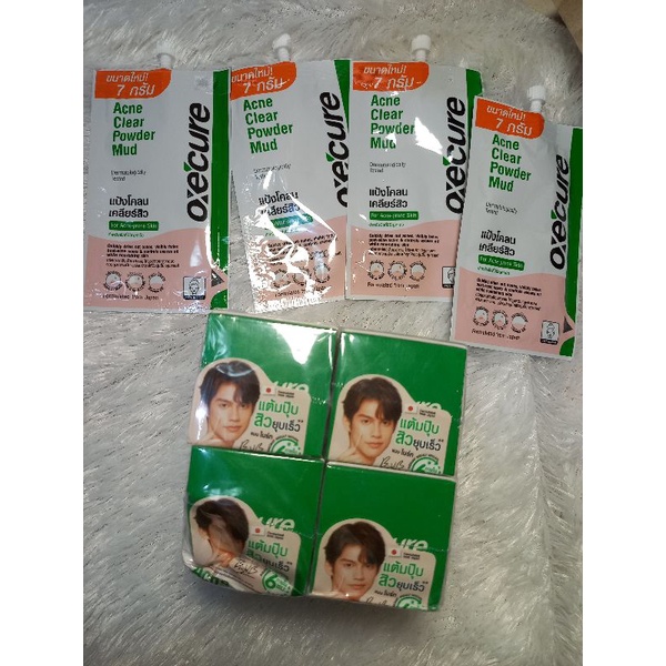 [READY STOCK] Bright Vachirawit x Oxecure Acne Clear Potion & Powder Mud
