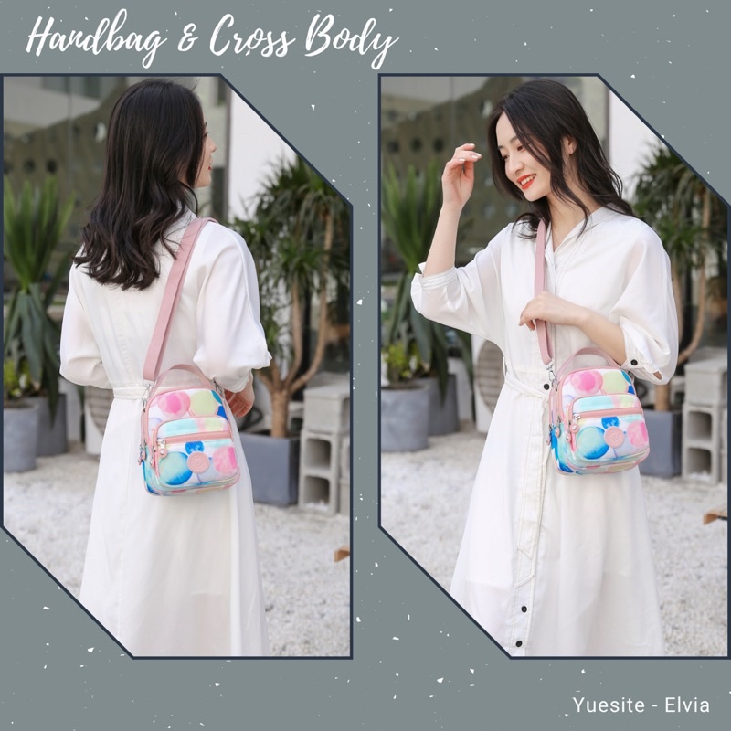 Yuesite Elvia Handbag & Cross Body Original Tenteng Selempang
