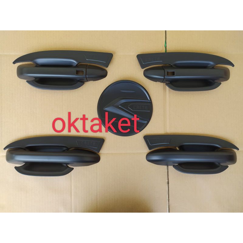 paket outer handle tank cover Hyundai Creta 2022 2023 hitam dop