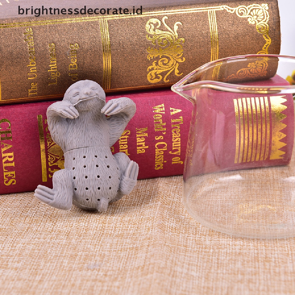 [Birth] Silikon Tea Infuser Creative Safety Tea Bag Filter Saringan Teh Sloth Tea Bag [ID]