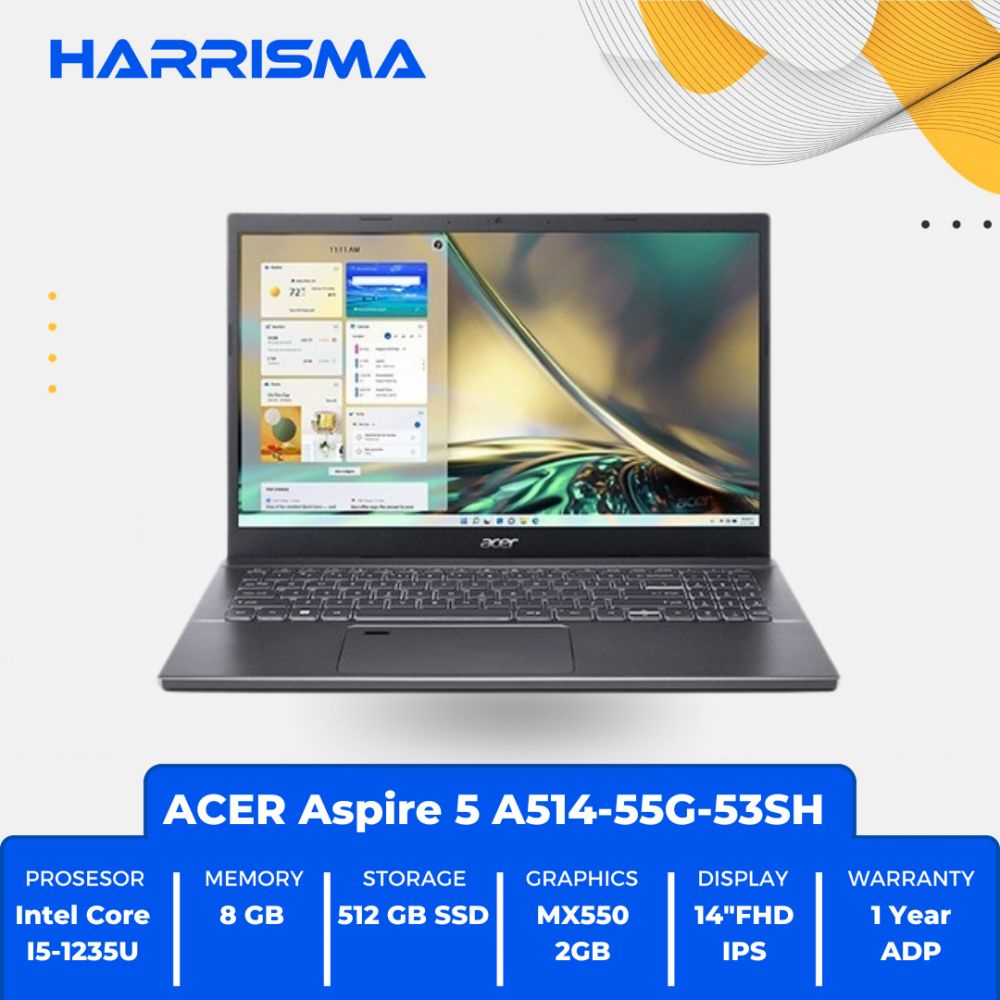 Acer Aspire 5 A514-55G-53SH i5-1235U/8GB/SSD 512GB/MX550 2GB