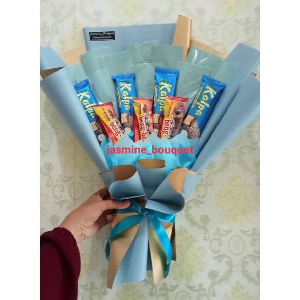 aneka buket / bisa request isian snack dan uang / snack tower / buket kosongan