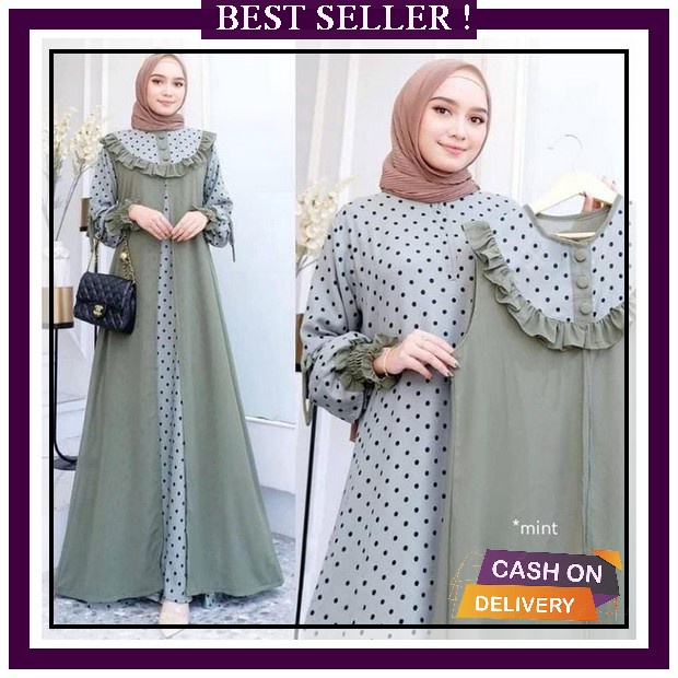 Vz Trand Model Baju Gamis Remaja Terbaru Simpel Kekinian 2022 Tren Terbaru Baju Syari Muslim Hijab B