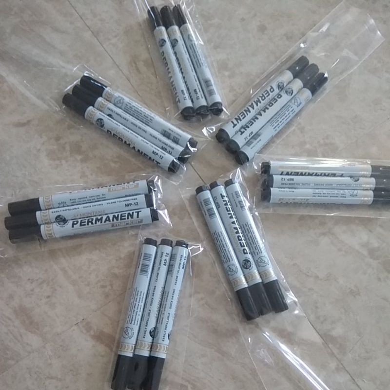 

Spidol Permanent paketan isi 3