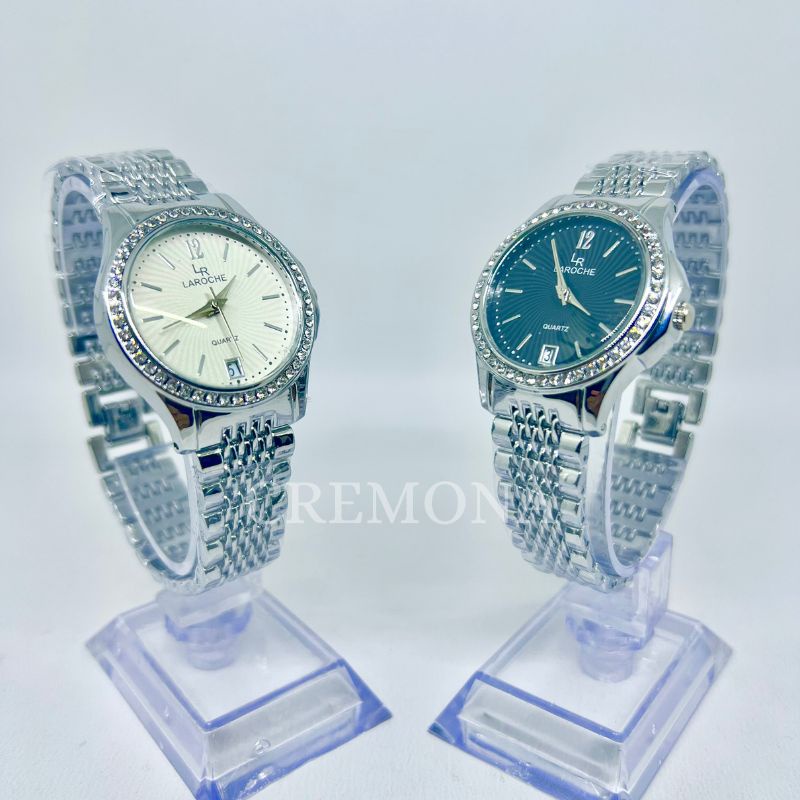 Jam Tangan Wanita Bulat Tanggal Aktif Import Premium