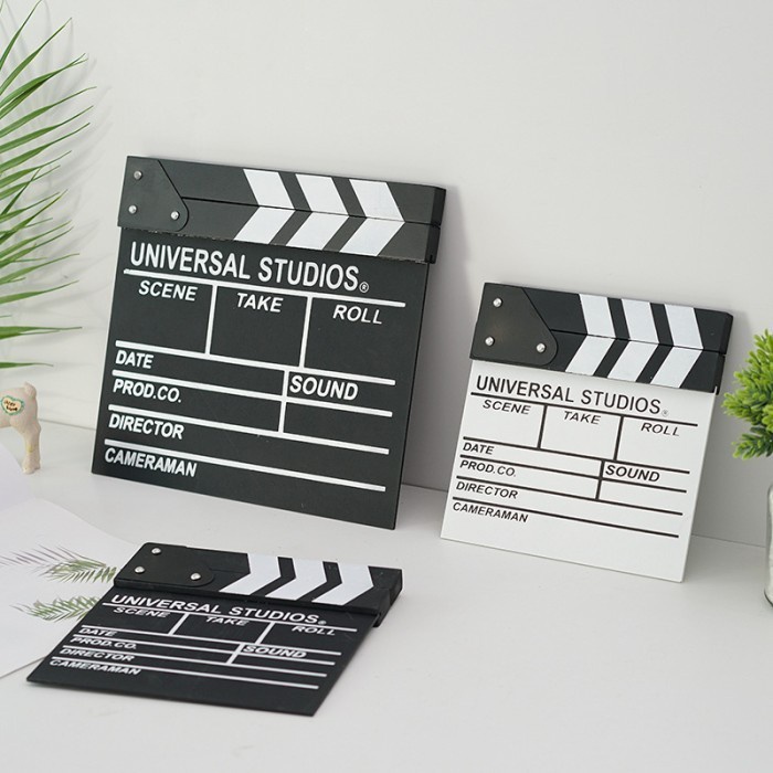 

Papan Clapper Board Universal Studio Pajangan Papan Syuting Film