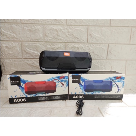 SPEAKER WIRELESS BLUETOOTH A006 PORTABLE BASS