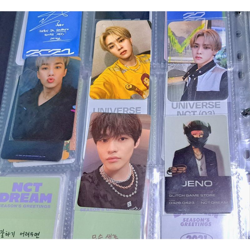 pc kun kick back totm chenle dreaming tc card jeno lenti glicth mode