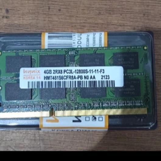 Sale✅⭐SODIMM DDR3L 4GB HYNIX PC 12.800 / 1600 MHZ ( RAM LAPTOP )