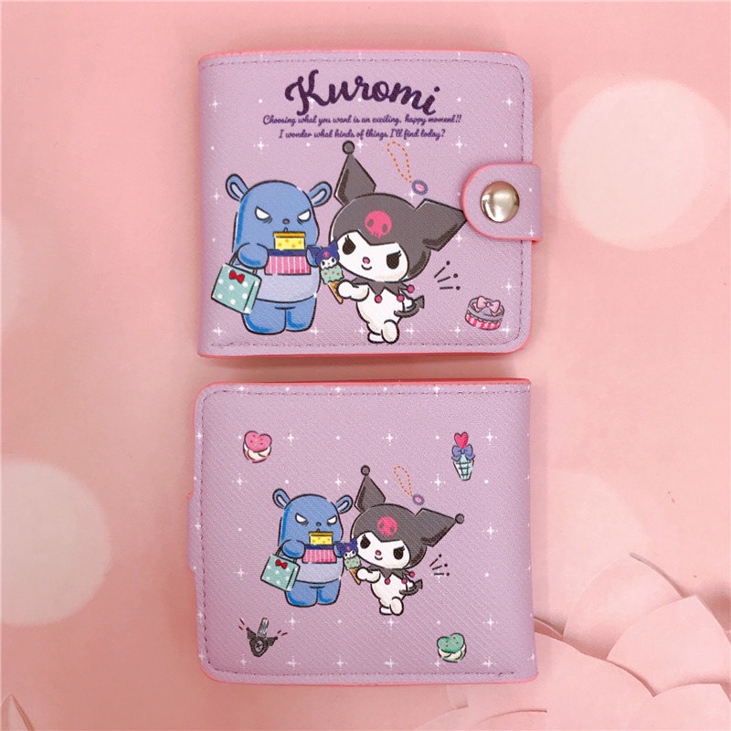 Dompet sanrio ATK010 anak perempuan wallet cinamoroll kuromi melody kitty