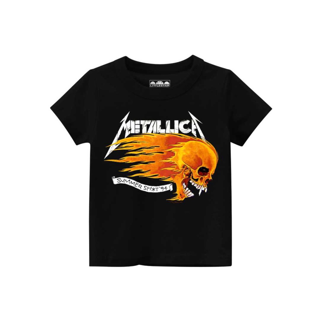 Baju band METALLICA - FLAMING SKULL