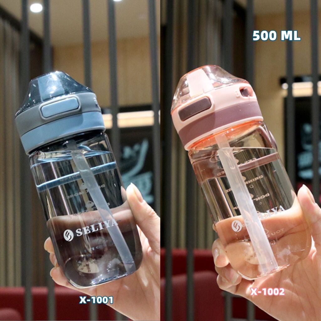 [TULALA SHOP]BOTOL MINUM IMPOR / BOTOL JERAMI ANAK/botol Kartun Yang simpel/Botol 500-550ML/Botol Minum Anak/Karakter rabbit Bear Tutup Clip /KODE X/Botol Dewasa/