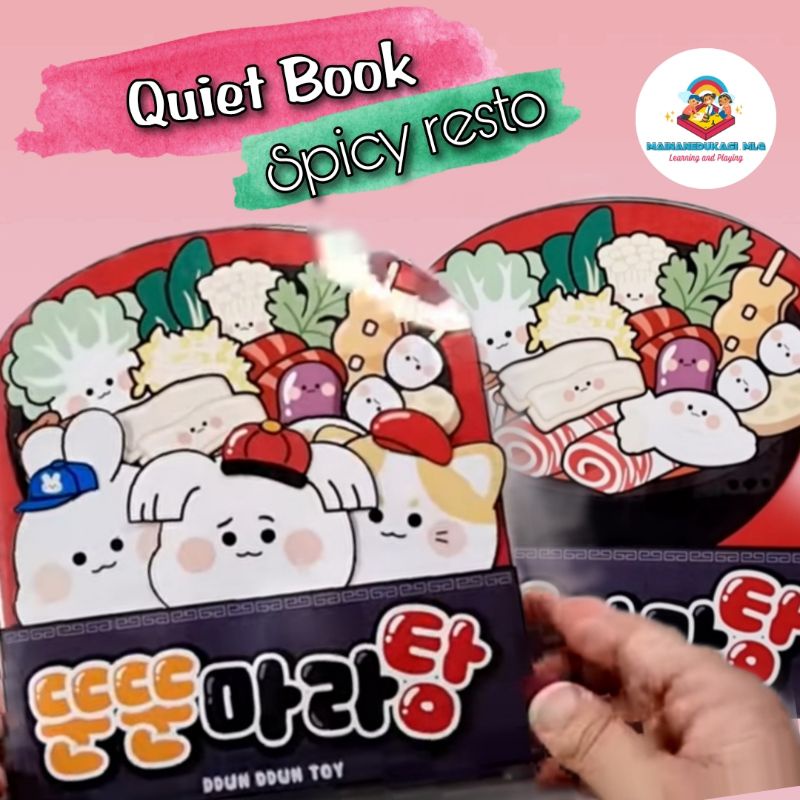 Paper Doll - Quiet Book - Restaurant Spicy