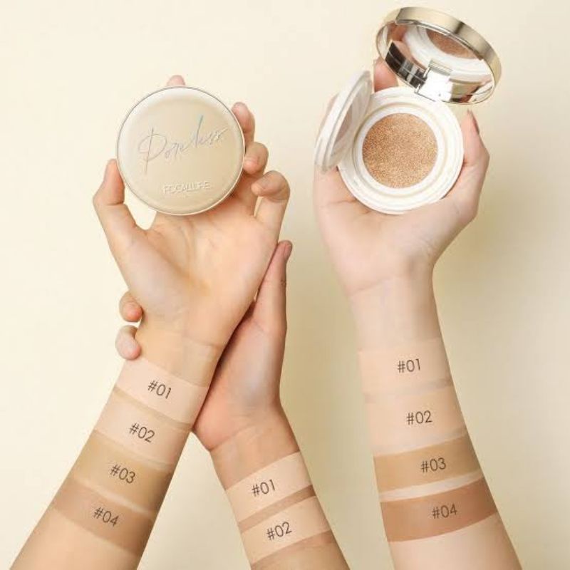 (READY&amp;ORI) Focallure Poreless Matte Air Cushion Foundation FA198 FA 198