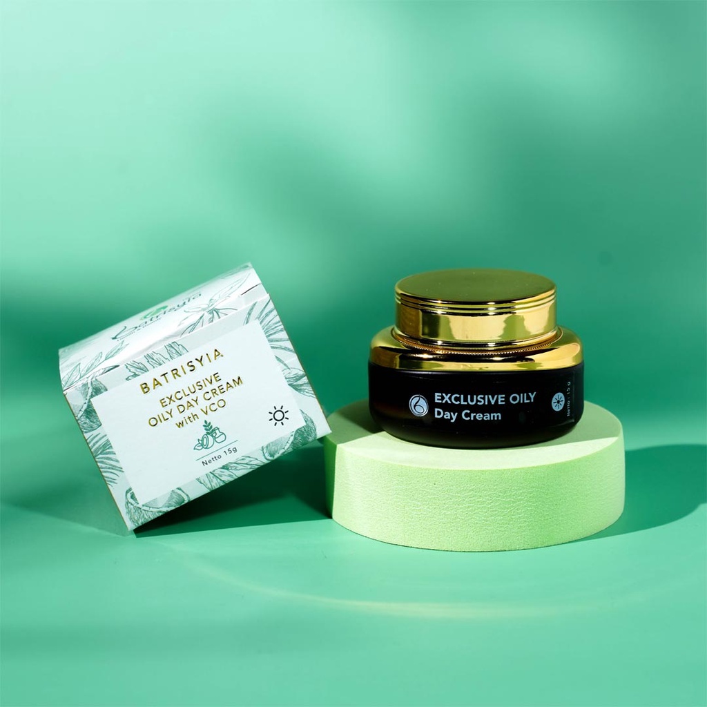 Batrisyia Day Cream Exclusive Oily, Krim Siang Eksklusif Batris