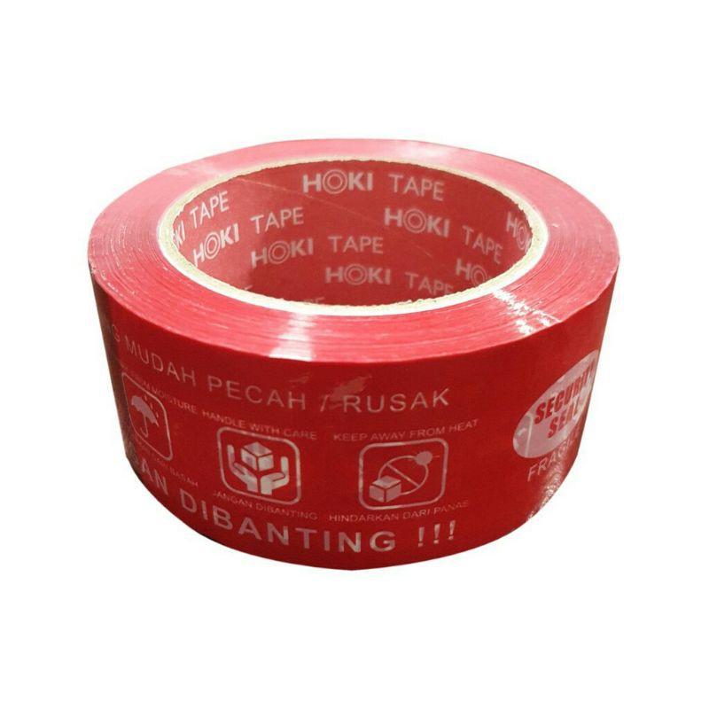 

LAKBAN FRAGILE MERAH 2 INCH 48 MM X 90 YARD