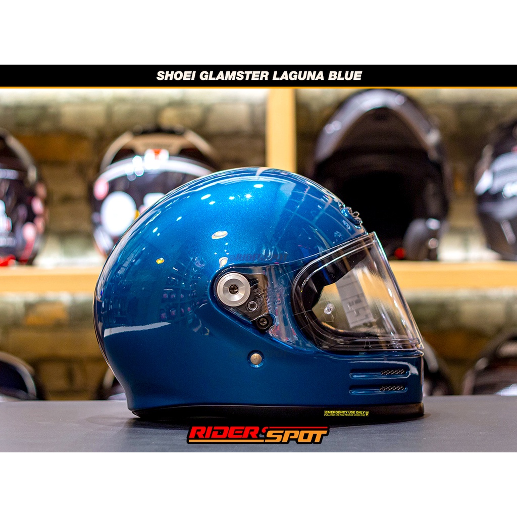 Helm SHOEI Glamster Laguna Blue Full Face Helmets Original Japan