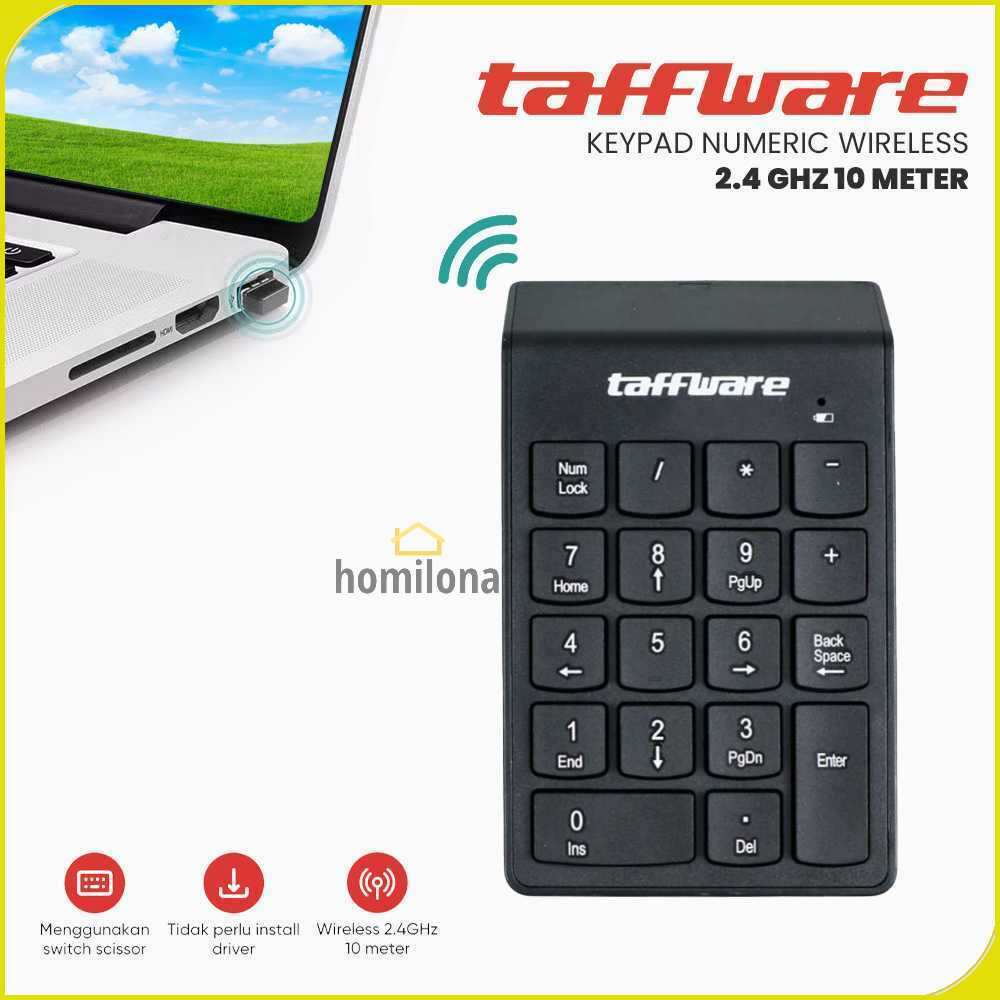 Taffware Keypad Numeric Wireless 2.4 GHz 10 Meter - i120