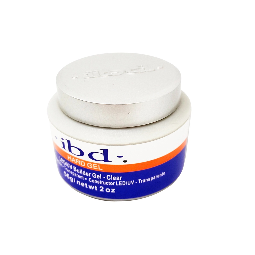 IBD Hard Gel LED / UV Builder Gel - Clear 56g