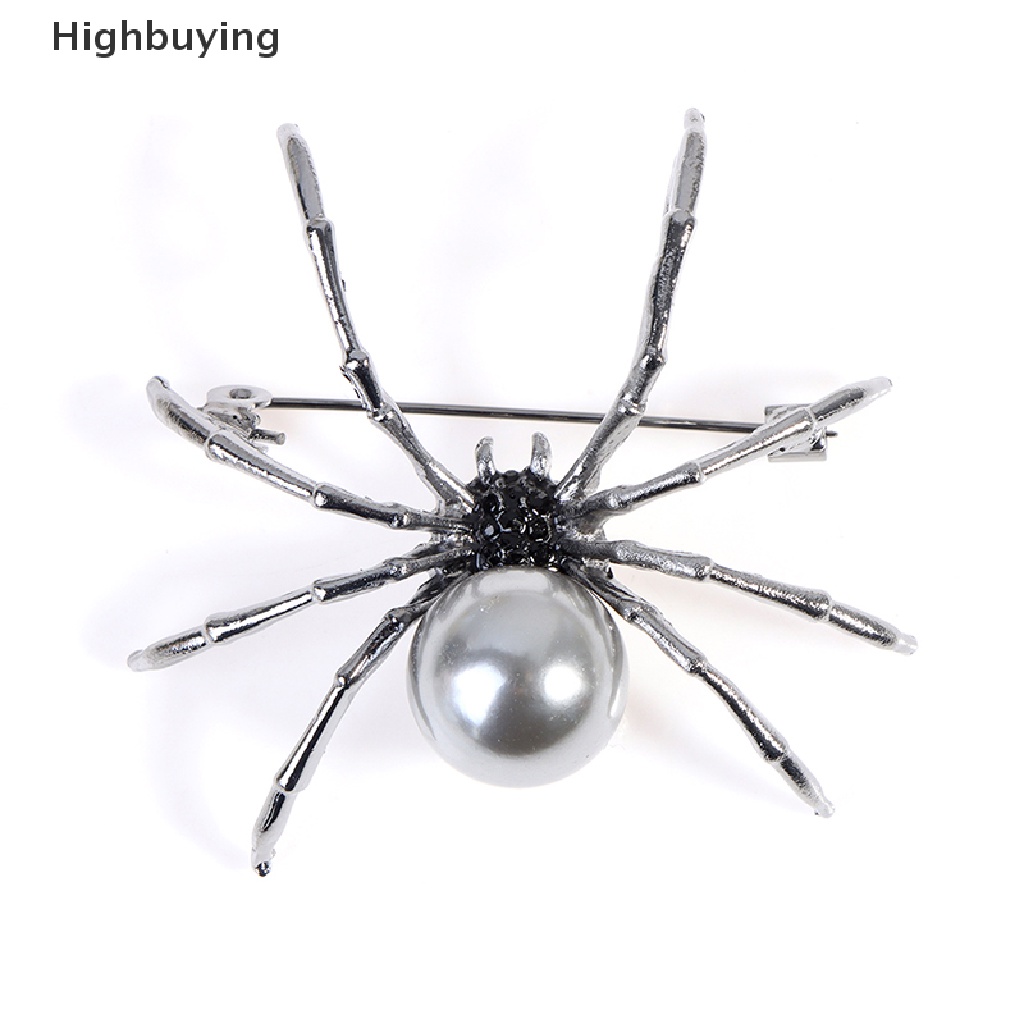 Hbid 1PC Spider Mutiara Bros Korsase Perempuan Hadiah Aksesoris Pria Fashion Perhiasan Glory