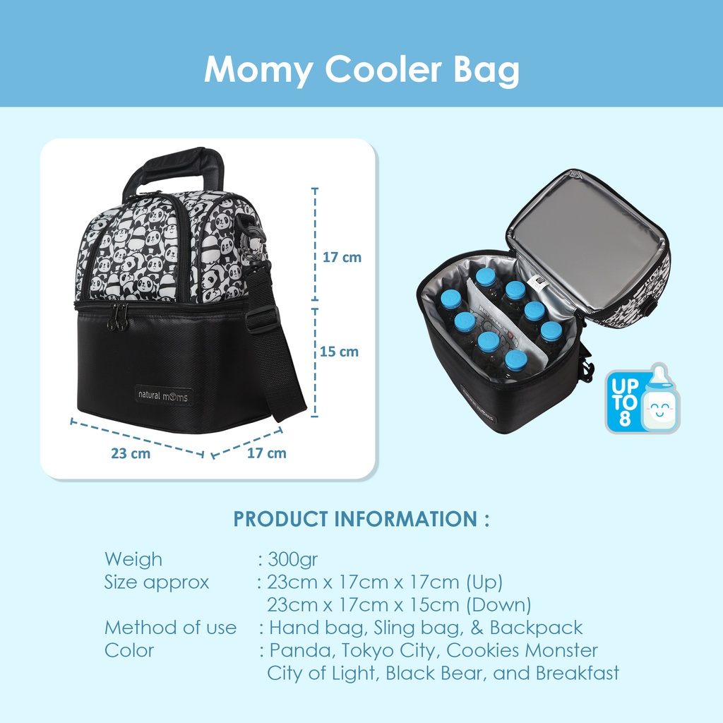 NATURAL MOMS COOLER BAG MOMY TAS PENYIMPAN ASI