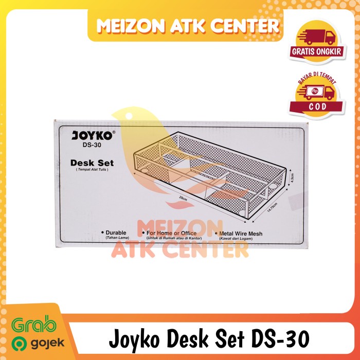 

Terlaris ✨ -JOYKO Desk Set DS-30 Pen Holder Tempat Alat Tulis Jaring [1 PCS]- 2.1.23