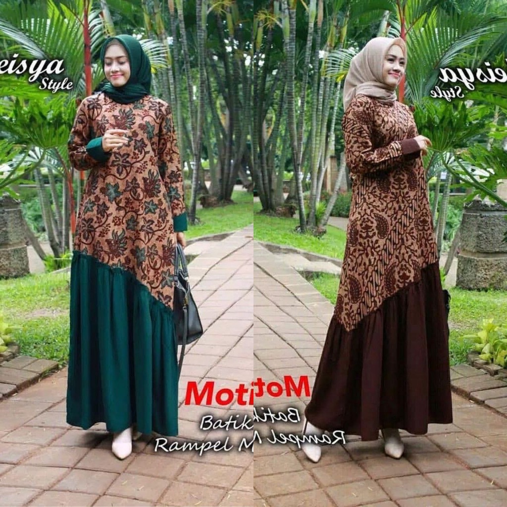 NK BATIK GAMIS SYARI MEISYA DRESS JUMBO