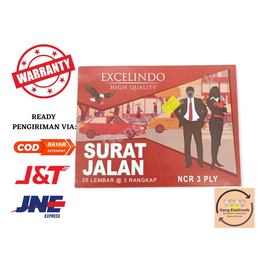 

Surat Jalan Rangkap 3 ply Excelindo isi 25 lbr TERMURAH