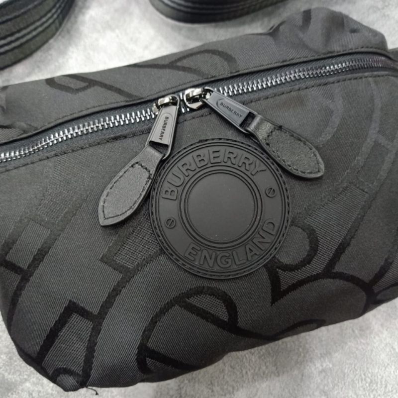 Waistbag Belt Bag Burberry Nylon Black Bumbag Premium Quality