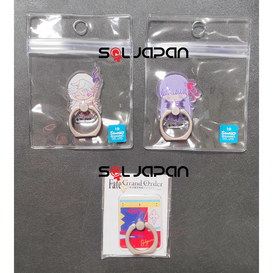 Fate Grand Order FGO Kuji Smartphone Ring Merlin BB Gilgamesh