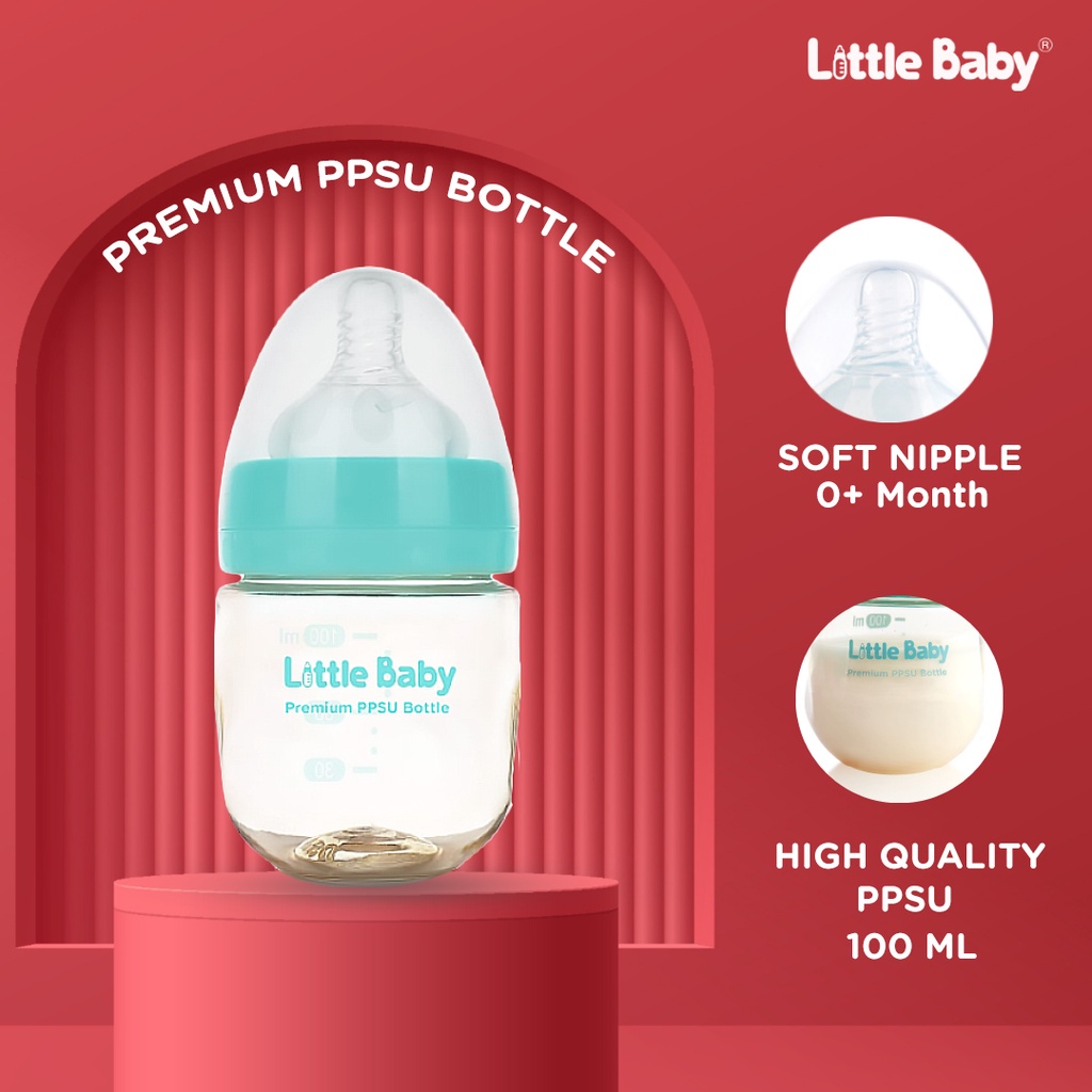 LITTLE BABY MURAH BOTOL PREMIUM PPSU BOTOL MINUM SUSU BAYI ANAK A1B2C3