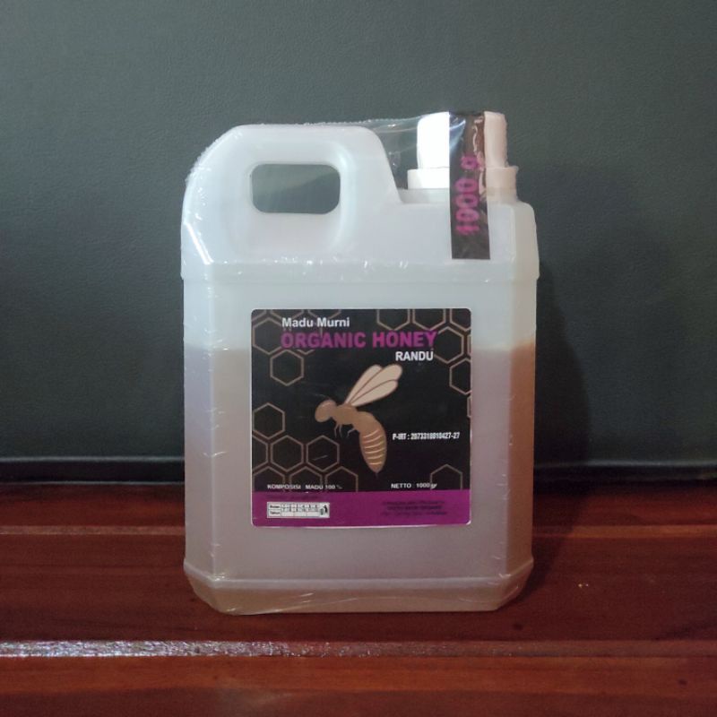 Madu RANDU Grade A [ 1kg ] Nektar Bunga Randu 100% Raw Honey ORGANIC No Sugar