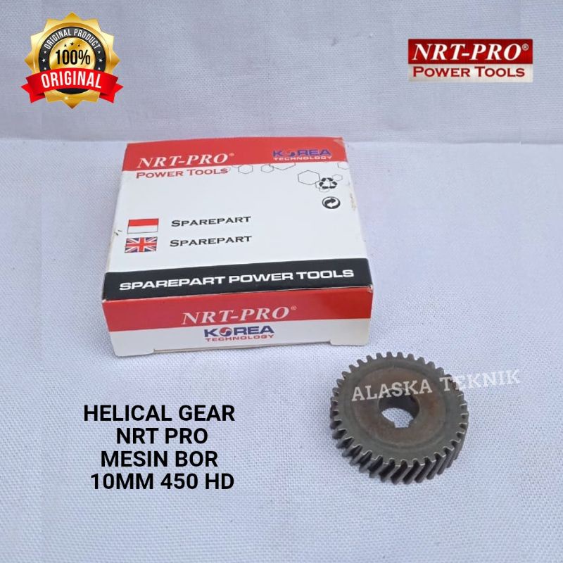 NRT PRO Helical Gear Mesin Bor 10mm 450HD / Ger Gir Electric Drill 10 mm 450 HD / Gigi Nanas Mesin B