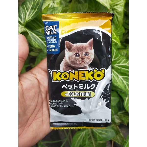 SUSU KUCING KONEKO PER SACHET 1 Sachet/SUSU KONEKO/SUSU KUCING/SUSU KUCING MALANG/TRIAS PETSHOP