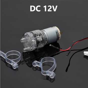 Pompa Air Mini Elektrik Mikro Untuk Akuarium Alat Penyemprot Breast Pump Water Diaphragm Pump for 12V / Mesin Pompa Penyedot Air / Pompa Pendorong Tekanan Air Booster Pump Mesin Pompa Otomatis /Pompa Penyedot Air Mini Elektrik Anti Bocor Tahan Karat Murah