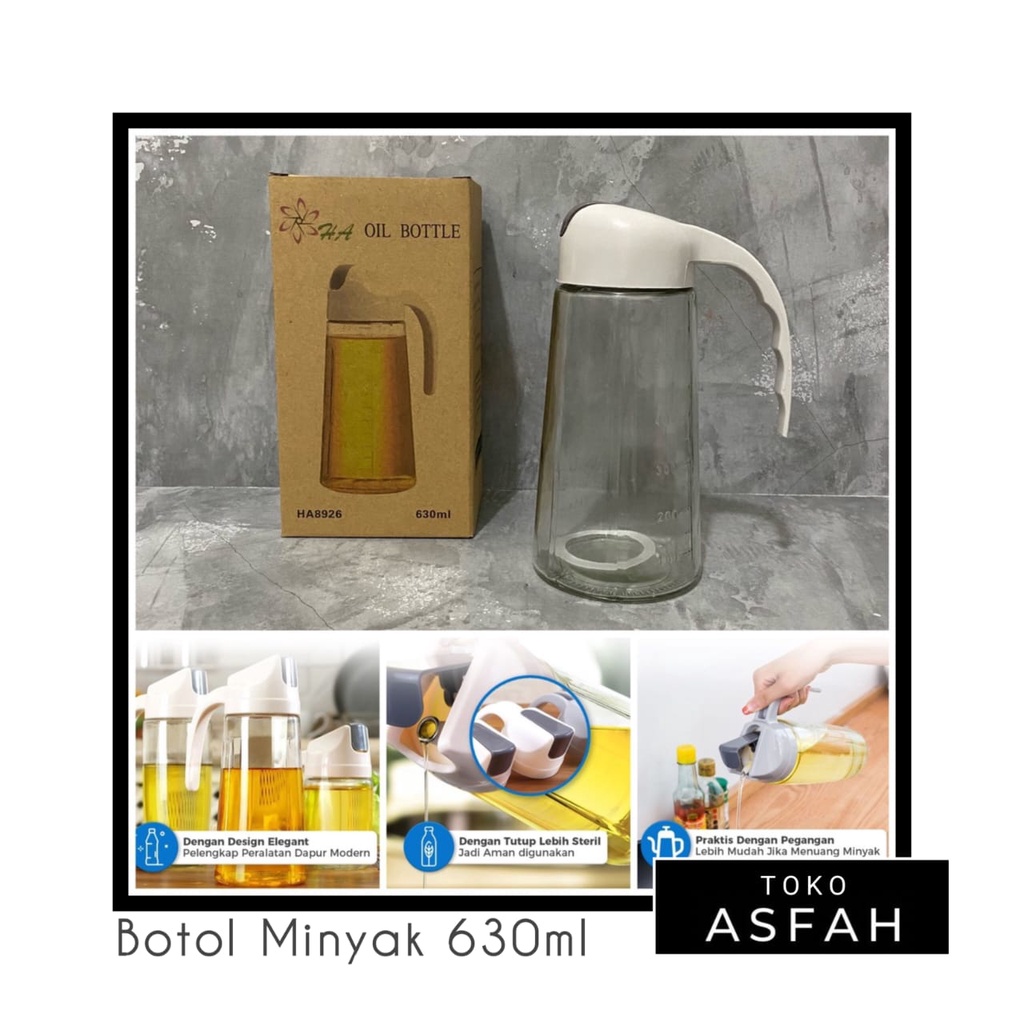 BOTOL / GELAS MINYAK 600ml