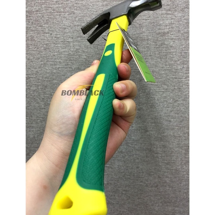 Palu Kambing 8 OZ TEKIRO Claw Hammer Gagang Karet Fiber Tidak Licin