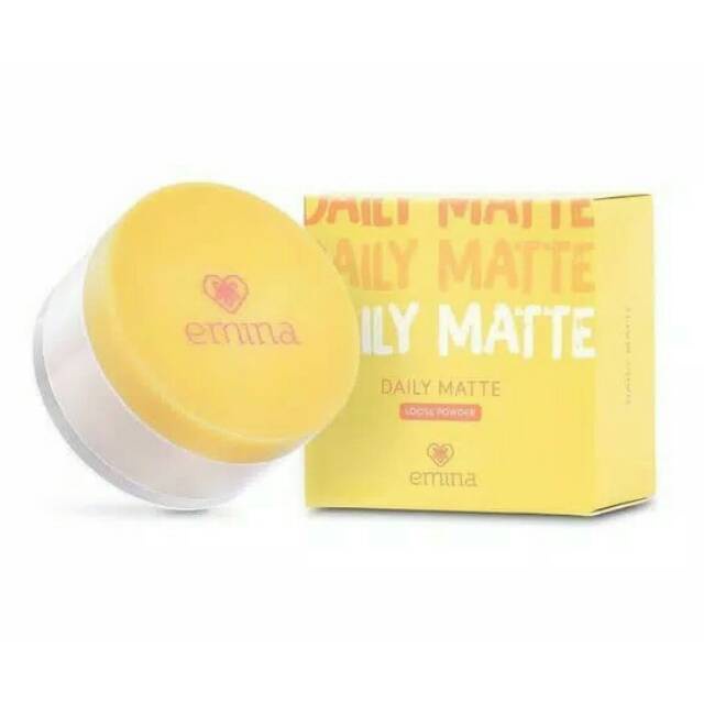 Qeila - Emina Daily Matte Loose Powder 20 g - Bedak Tabur Ringan Hasil Matte Oil Control