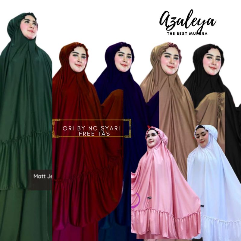 FREE TAS - Mukenah Jumbo Polos Mukena Polos Bigsize XXXL Bahan Kaos Jersey 100kg Murah Bahan Adem Ke