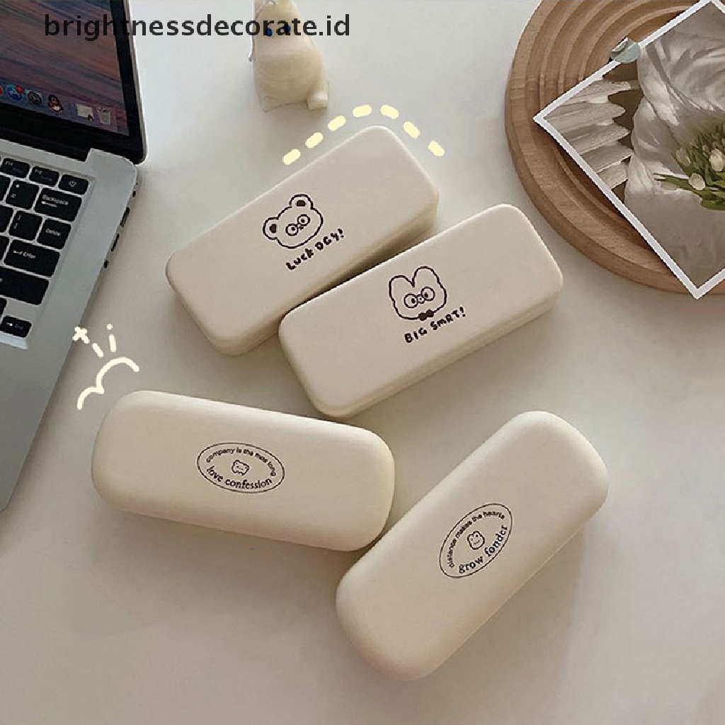 [Birth] 1pc Lucu Motif Kartun PU Portable Glasseswear Glasses Case Kotak Penyimpanan Kacamata [ID]