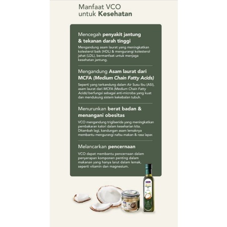 Virgin Coconut Oil (VCO) / minyak kelapa murni 100% Original